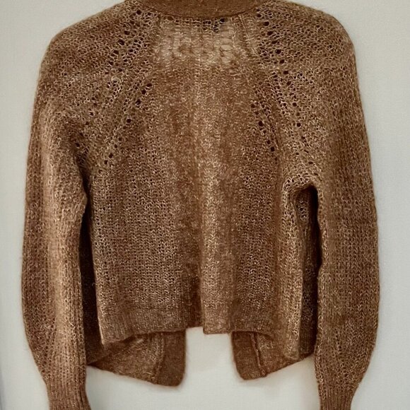 360Cashmere Ines Cashmere Cardigan Size S in Camel - Picture 9 of 9